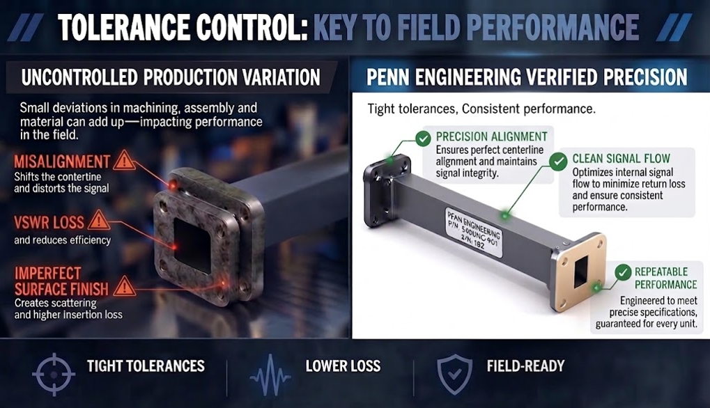 Penn Engineering Microwave Components Precision microwave backhaul waveguide components for point-to-point networks